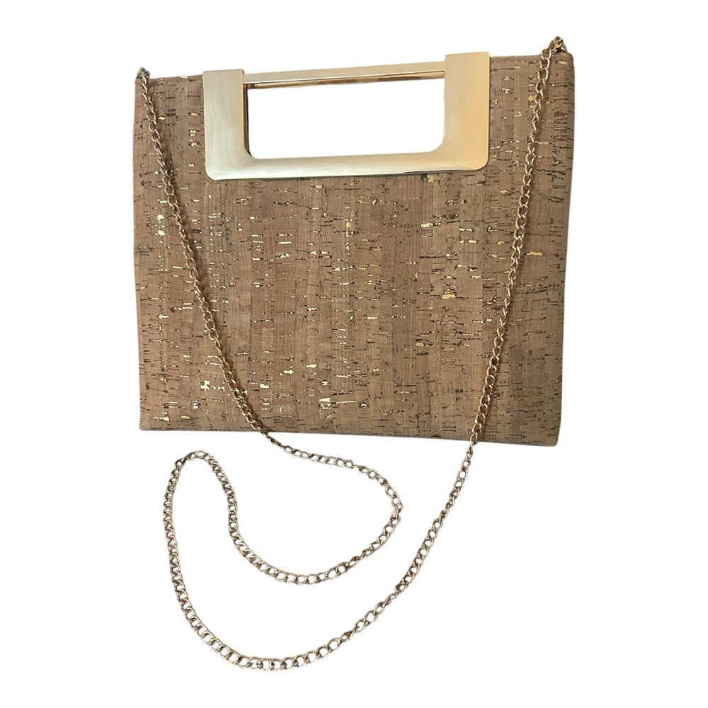 Elegant Gold Chain Handle Women's Fashion Crossbody Bag NWOT - Picture 3 of 15